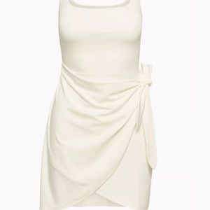 Aritzia Saturn Mini Dress in Light Birch
